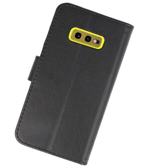 Bookstyle Wallet Cases Hoesje voor Samsung  GalaxyS10e Zwart