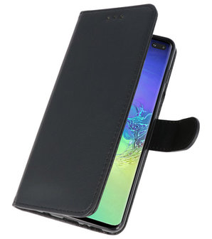 Bookstyle Wallet Cases Hoesje voor Samsung Galaxy S10 Plus Zwart