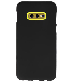 Color TPU Hoesje voor Samsung Galaxy S10e Zwart