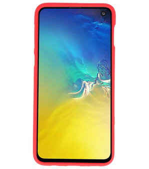 Color TPU Hoesje voor Samsung Galaxy S10e Rood