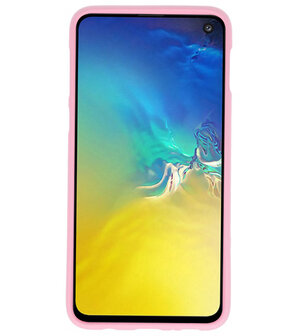 Color TPU Hoesje voor Samsung Galaxy S10e Roze