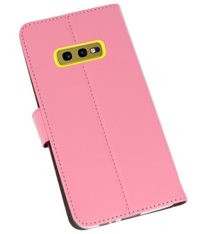 Wallet Cases Hoesje voor Samsung Galaxy S10e Roze