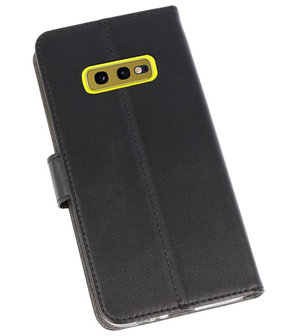 Wallet Cases Hoesje voor Samsung Galaxy S10e Zwart