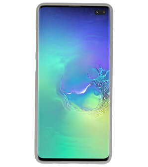Color TPU Hoesje voor Samsung Galaxy S10 Plus Grijs