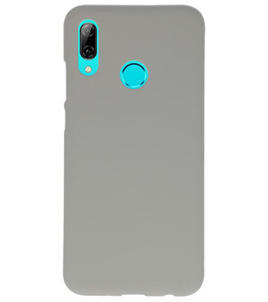 Color TPU Hoesje voor Huawei P Smart 2019 Grijs