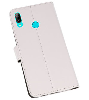 Wallet Cases Hoesje voor Huawei P Smart 2019 Wit