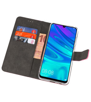 Wallet Cases Hoesje voor Huawei P Smart 2019 Roze