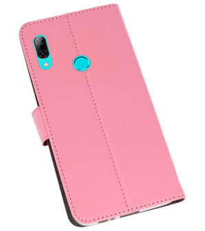 Wallet Cases Hoesje voor Huawei P Smart 2019 Roze