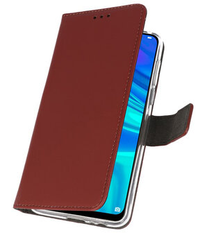 Wallet Cases Hoesje voor Huawei P Smart 2019 Bruin