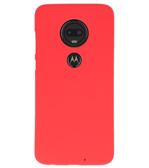 Color TPU Hoesje voor Motorola Moto G7 Rood