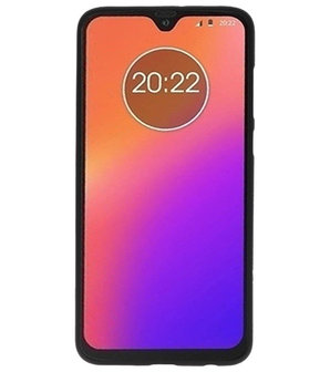 Color TPU Hoesje voor Motorola Moto G7 Zwart