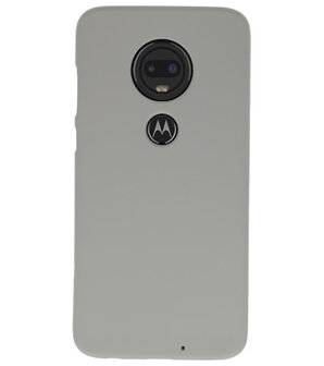 Color TPU Hoesje voor Motorola Moto G7 Grijs
