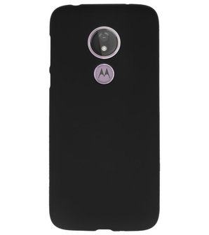 Color TPU Hoesje voor Motorola Moto G7 Power Zwart