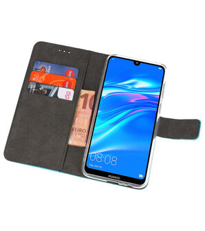 Wallet Cases Hoesje voor Huawei Y7 / Y7 Prime (2019) Blauw