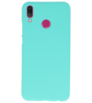 Color TPU Hoesje voor Huawei Y9 2019 Turquoise