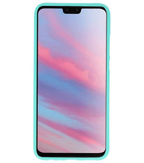 Color TPU Hoesje voor Huawei Y9 2019 Turquoise