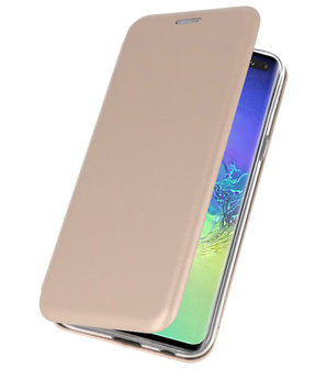 Slim Folio Case voor Samsung Galaxy S10 Plus Goud