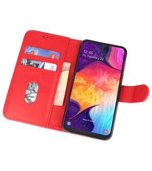Bookstyle Wallet Cases Hoesje voor Samsung Galaxy A50 / A50S Rood