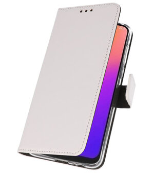 Booktype Wallet Cases Hoesje voor Motorola Moto G7 / G7 Plus Wit