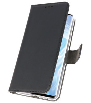 Booktype Wallet Cases Hoesje voor Huawei P30 Pro Zwart