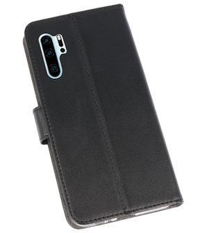 Booktype Wallet Cases Hoesje voor Huawei P30 Pro Zwart