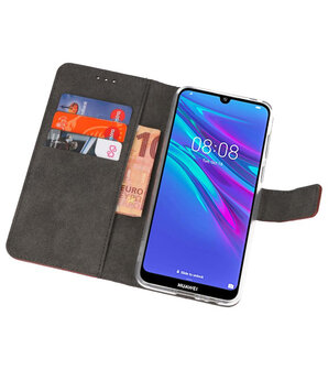 Booktype Wallet Cases Hoesje voor Huawei Y6 / Y6 Prime 2019 Bruin