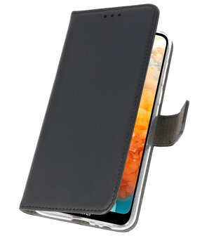 Booktype Wallet Cases Hoesje voor Huawei Y6 Pro 2019 Zwart