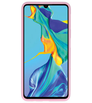 Color TPU Hoesje voor Huawei P30 Roze