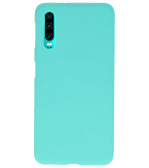 Color TPU Hoesje voor Huawei P30 Turquoise