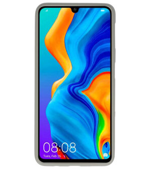 Color TPU Hoesje voor Huawei P30 Lite Grijs