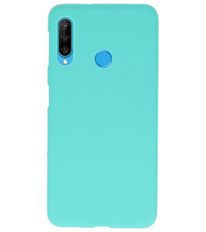Color TPU Hoesje voor Huawei P30 Lite Turquoise