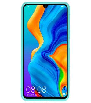 Color TPU Hoesje voor Huawei P30 Lite Turquoise