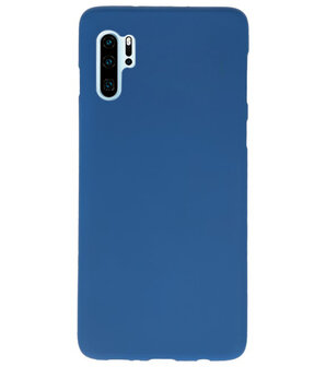 Color TPU Hoesje voor Huawei P30 Pro Navy