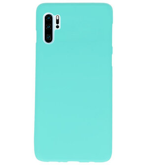 Color TPU Hoesje voor Huawei P30 Pro Turquoise