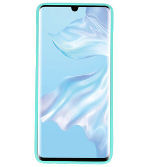 Color TPU Hoesje voor Huawei P30 Pro Turquoise
