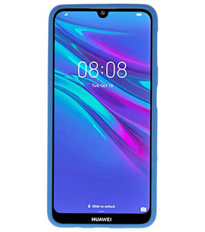 Color TPU Hoesje voor Huawei Y6 (Prime) 2019 Navy