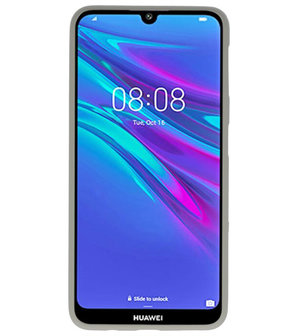Color TPU Hoesje voor Huawei Y6 (Prime) 2019 Grijs