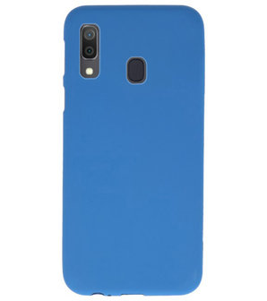 Color TPU Hoesje voor Samsung Galaxy A30 Navy