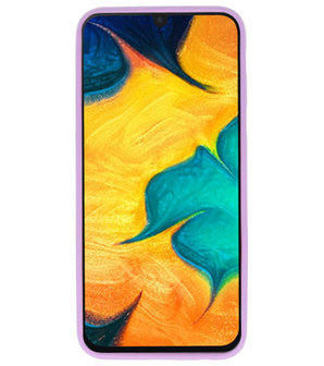 Color TPU Hoesje voor Samsung Galaxy A30 Paars