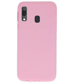 Color TPU Hoesje voor Samsung Galaxy A30 Roze