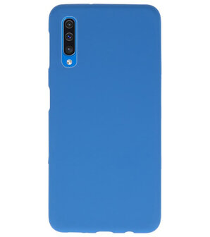 Color TPU Hoesje voor Samsung Galaxy A50 Navy