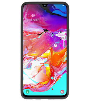 Color TPU Hoesje voor Samsung Galaxy A70 Zwart