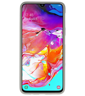 Color TPU Hoesje voor Samsung Galaxy A70 Grijs