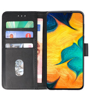 Bookstyle Wallet Cases Hoesje voor Samsung Galaxy A30 Zwart