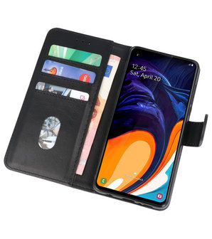 Bookstyle Wallet Cases Hoesje voor Samsung Galaxy A60 Zwart