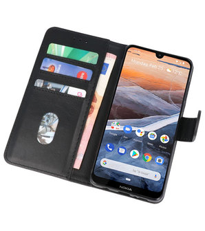 Bookstyle Wallet Cases Hoesje voor Nokia 3.2 Zwart