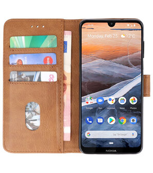 Bookstyle Wallet Cases Hoesje voor Nokia 3.2 Bruin