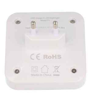 LED-Lampje met Oplader Wit