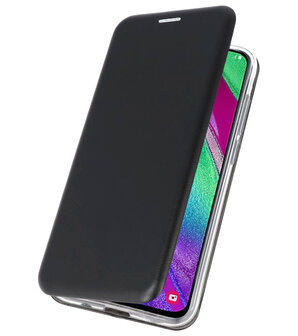 Slim Folio Case voor Samsung Galaxy A40 Zwart