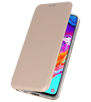 Slim Folio Case voor Samsung Galaxy A70 Goud